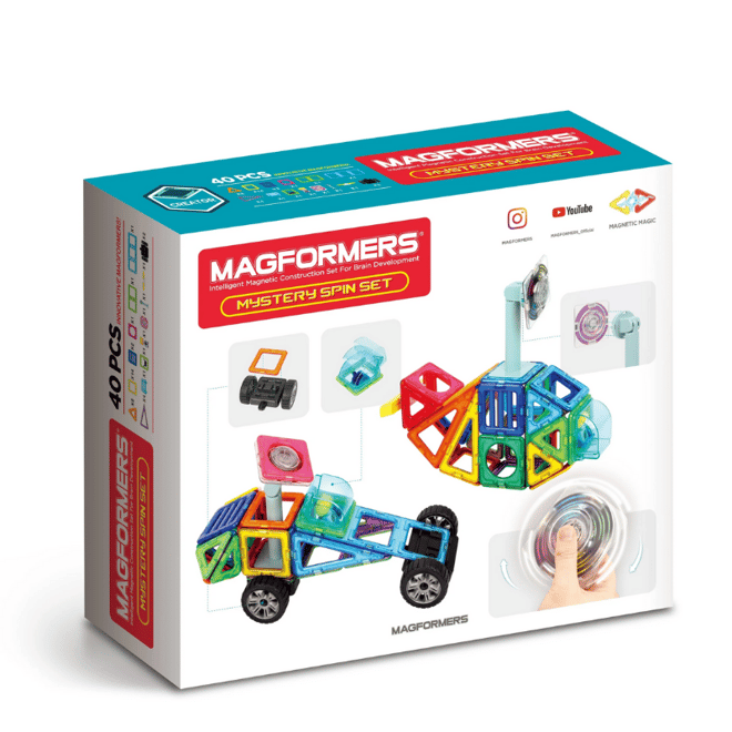 Magformers Mıknatıslı Mystery Spin Set - 40 Parça | Isabel Abbey
