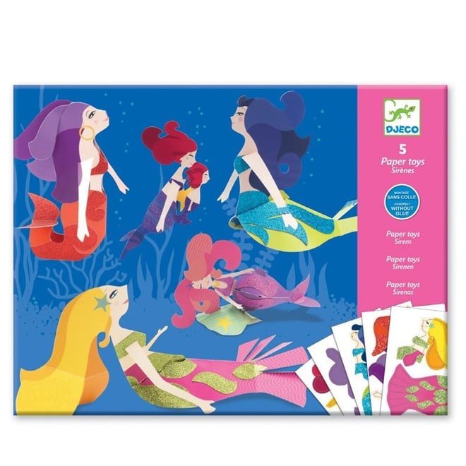 Djeco Kağıt Oyuncakları/Mermaids