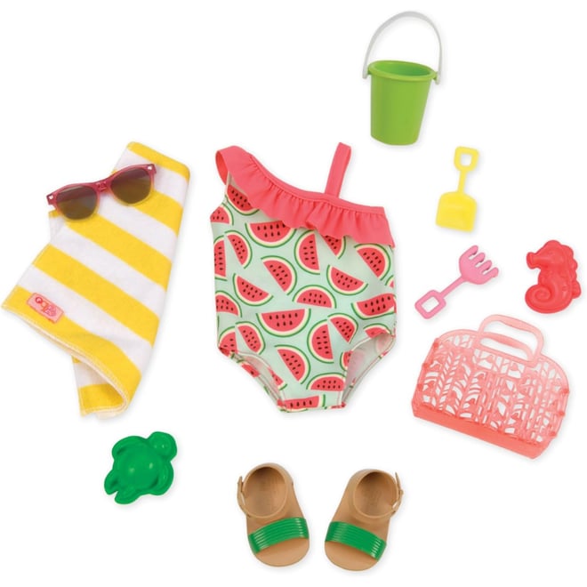 Our Generation Kıyafet - Watermelon Print Swimsuit