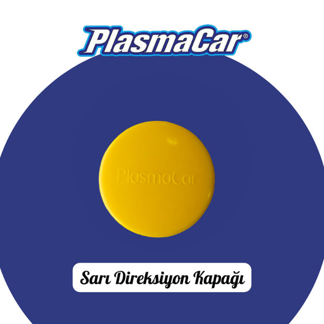 Plasmacar Direksiyon Kapağı (Sarı)