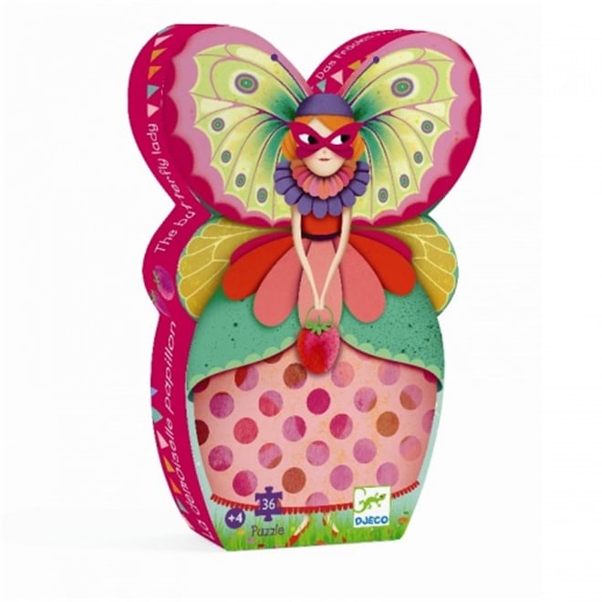 Djeco Dekoratif Puzzle 36 Parça/The Butterfly Lady