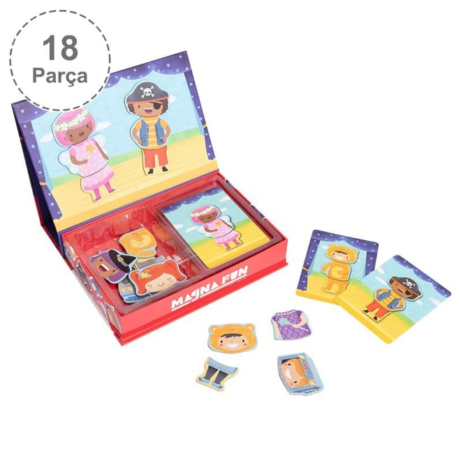 Tiger Tribe Eğlenceli Puzzle Magnet - Kıyafet