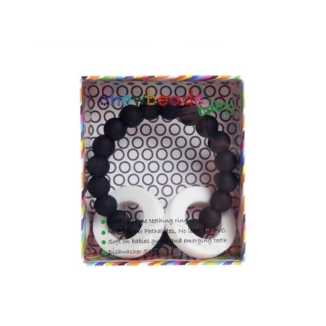 Chewbeads Mulberry Diş Kaşıma Halkası/Siyah