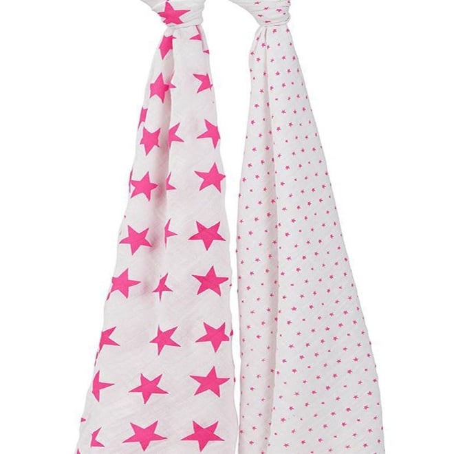 Aden Anais İkili Müslin Set/Floro Pink