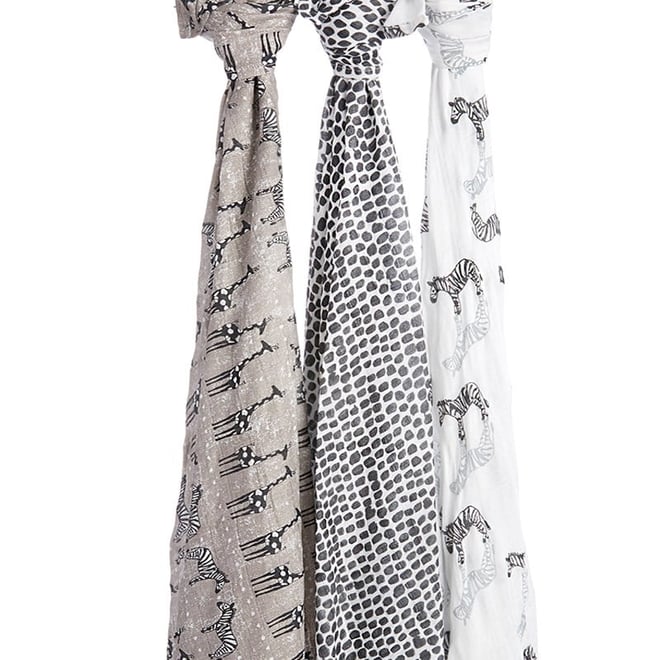 Aden Anais Üçlü Bambu Set/Sahara Motif