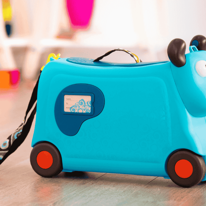 B.Toys Tekerlekli Seyahat Çantası - Mavi