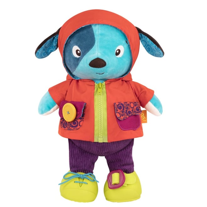 B.Toys Giydirilebilir Peluş Köpek Giggly Zippies Woofer