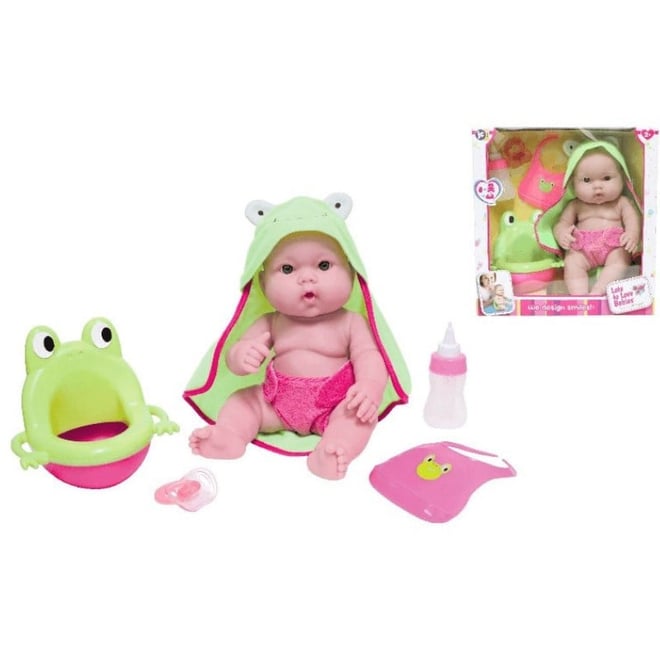 Berenguer Lots to Love Oyuncak Bebek 36cm ve Kurbağa Lazımlık