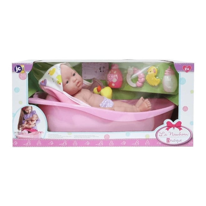 Berenguer Yenidoğan Oyuncak Bebek 33 cm ve Banyo Seti
