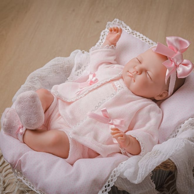 Berenguer Babylin Gerçekçi Yenidoğan Oyuncak Kız Bebek 45 cm