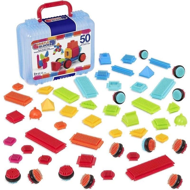 Bristle Blocks Yapı Oyuncakları - İnşaat - 50 Parça