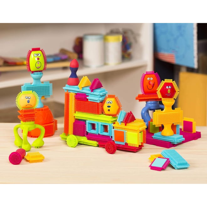 Bristle Blocks Yapı Oyuncakları - Neşeli Küçük Adamlar - 75 Parça