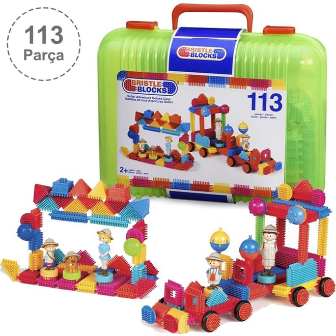 Bristle Blocks Yapı Oyuncakları - Safari - 113 Parça