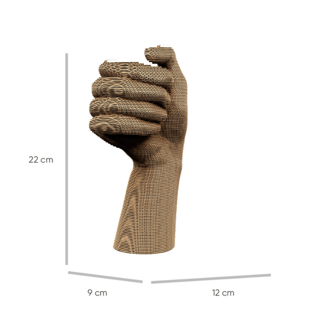 Cartonic 3D Puzzle - HAND VASE