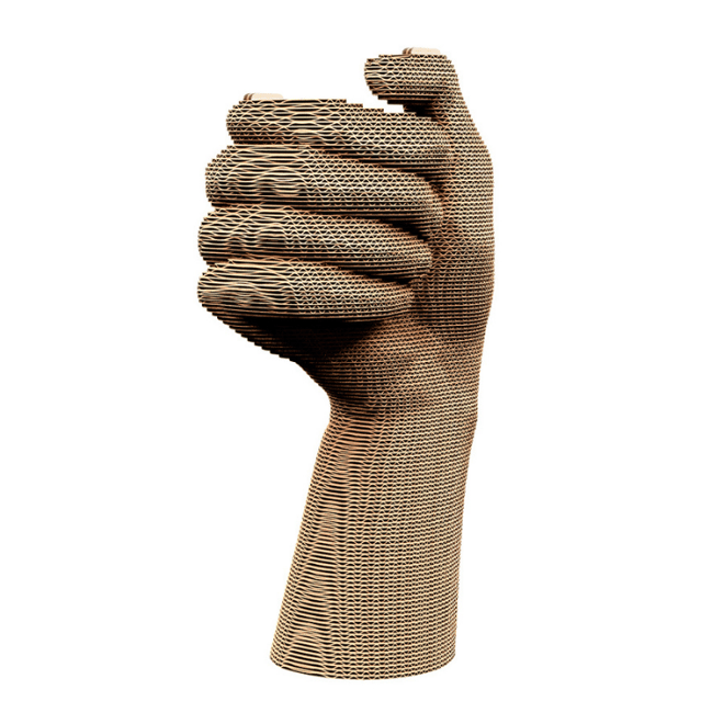 Cartonic 3D Puzzle - HAND VASE