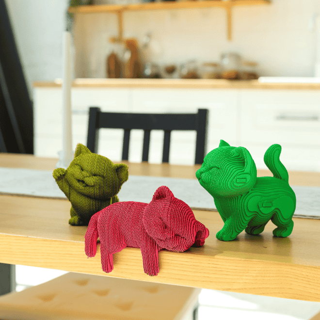 Cartonic 3D Puzzle - KITTENS TRIO