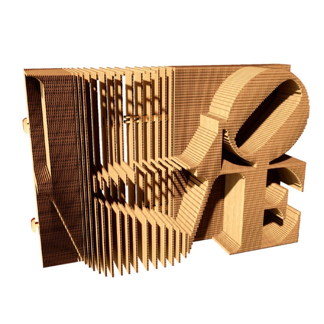 Cartonic 3D Puzzle - LOVE