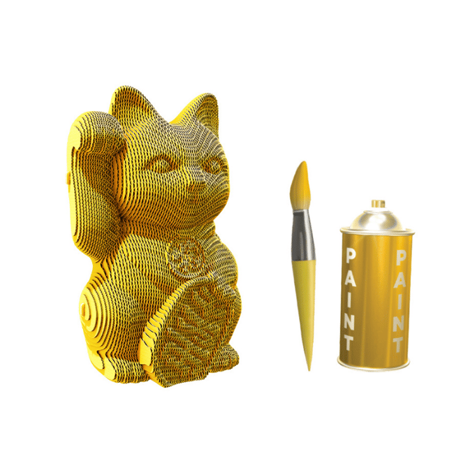 Cartonic 3D Puzzle - LUCKY CAT