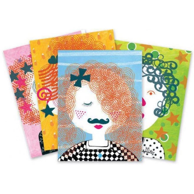 Djeco Patates Baskı/Fashion Girl's