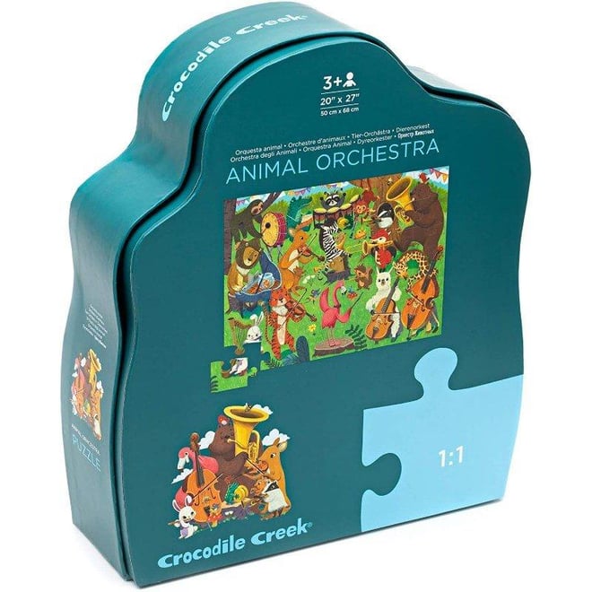 Crocodile Creek Dekoratif Puzzle - 36 Parça - Animal Orchestra