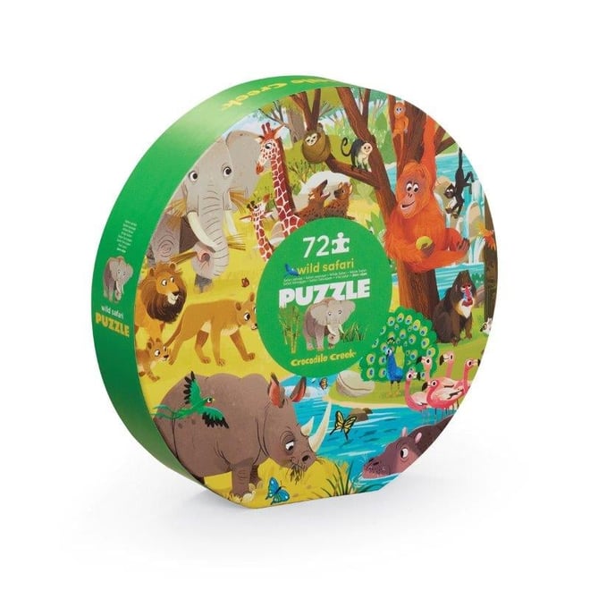 Crocodile Creek Dekoratif Puzzle - 72 Parça - Wild Safari