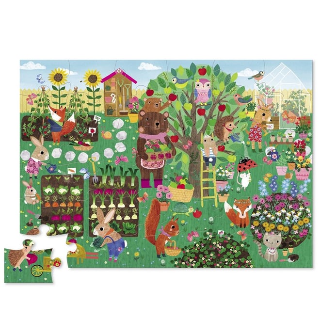 Crocodile Creek Dekoratif Puzzle Ayıcık ve Arkadaşları 36 Parça