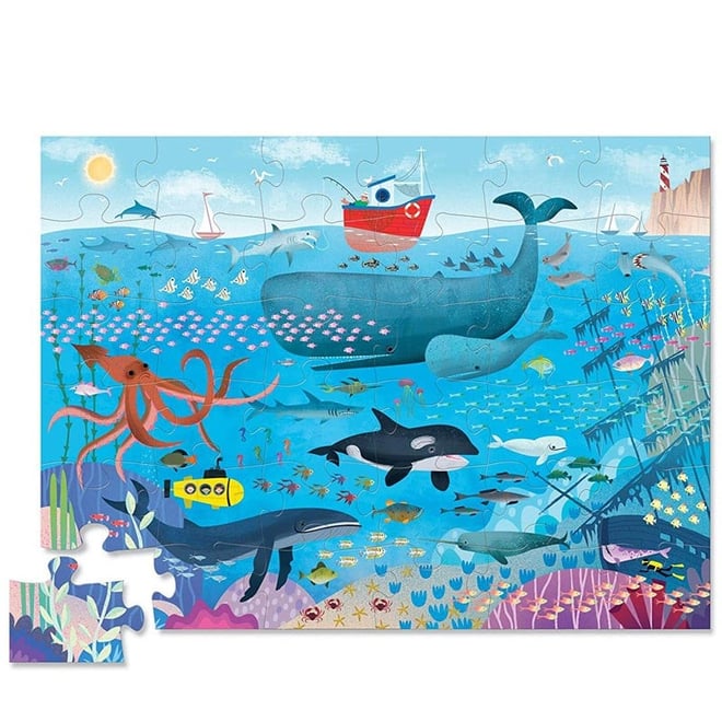 Crocodile Creek Dekoratif Puzzle Deniz Altı 36 Parça