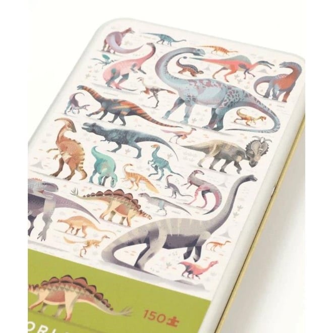 Crocodile Creek Metal Kutu Puzzle - 150 Parça - Dinozorların Dünyası
