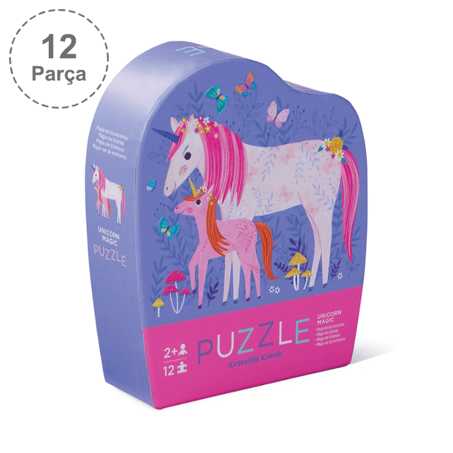 Crocodile Creek Mini Puzzle - 12 Parça - Unicorn