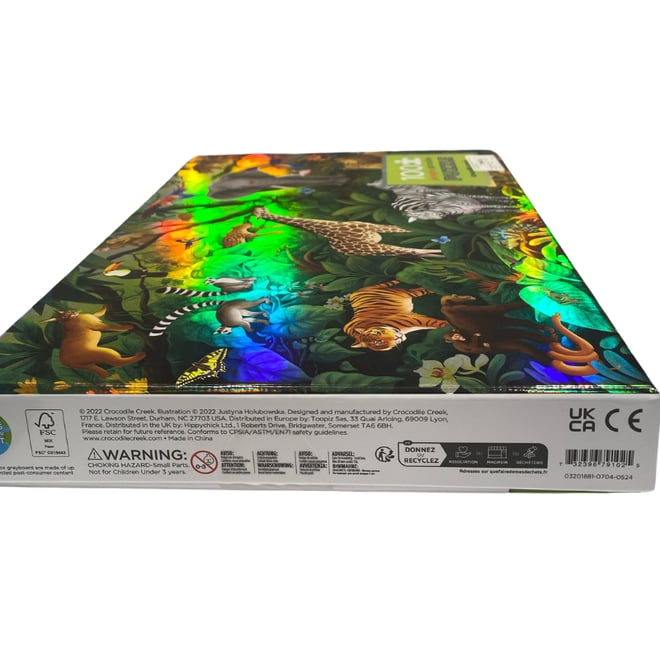 Crocodile Creek Puzzle - 100 Parça - Orman Cenneti