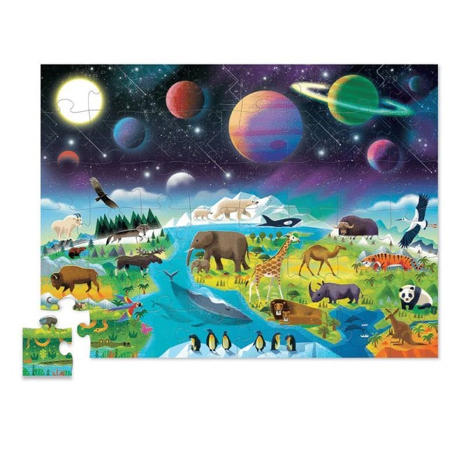 Crocodile Creek  Puzzle - 48 Parça - Dünya Ve Uzay