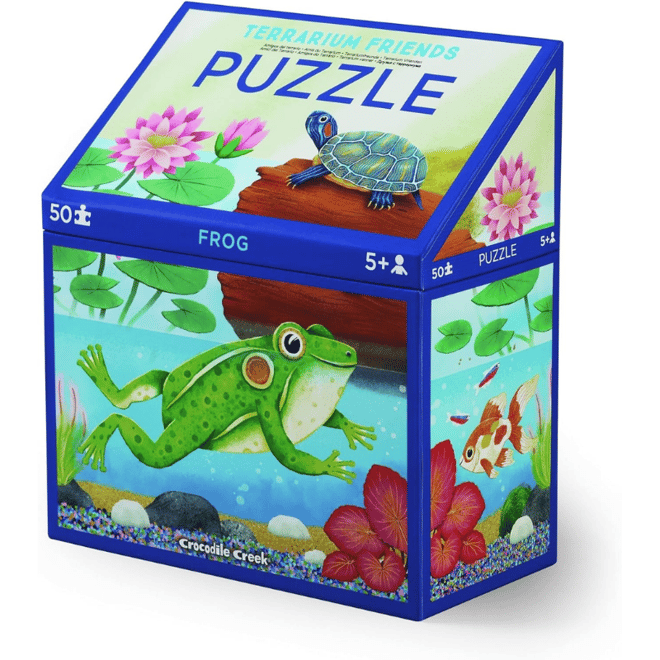 Crocodile Creek  Puzzle - 50 Parça - Teraryum Kurbağa