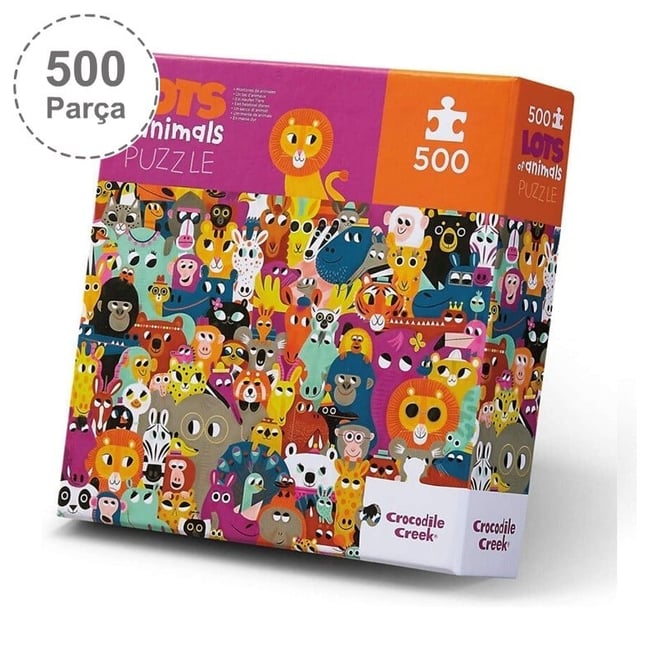 Crocodile Creek Puzzle - 500 Parça - Hayvanlar