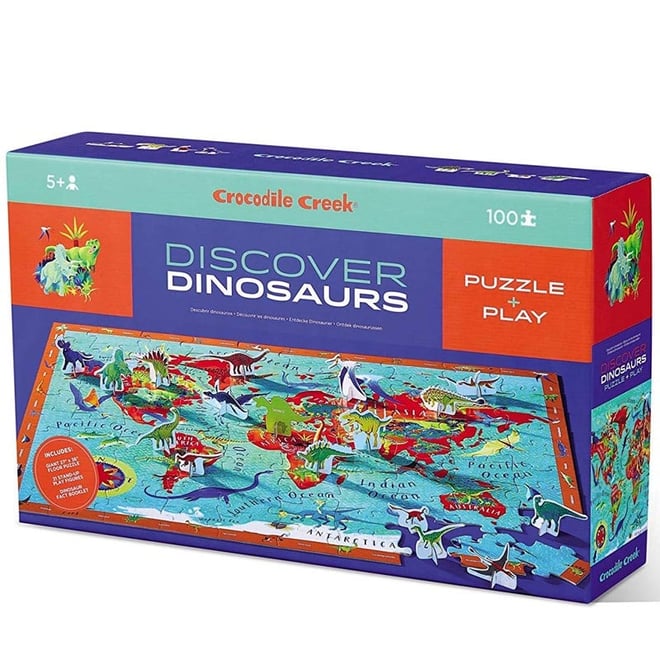 Crocodile Creek Puzzle Dinozorları Keşfet 100 Parça