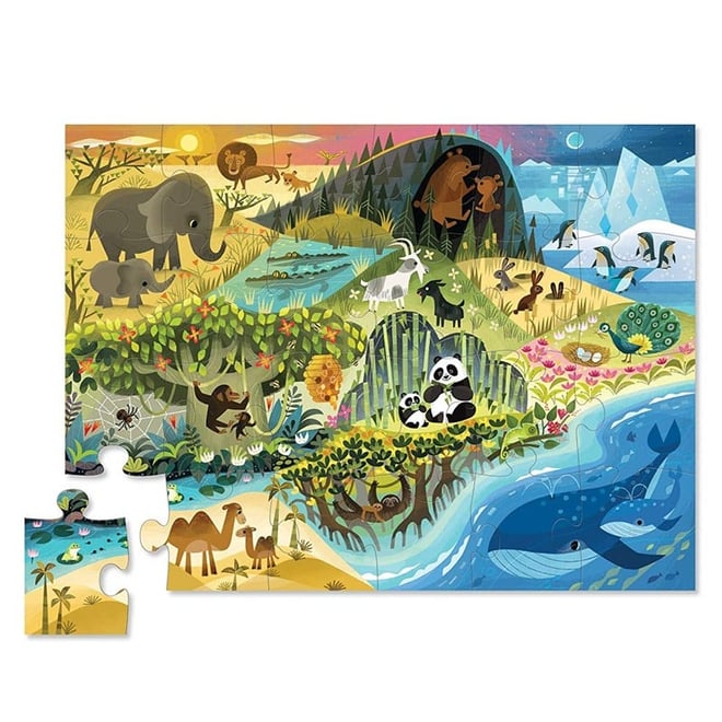 Crocodile Creek Puzzle Hayvanlar 24 Parça