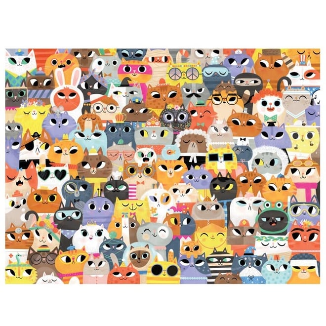 Crocodile Creek Puzzle Kediler 500 Parça