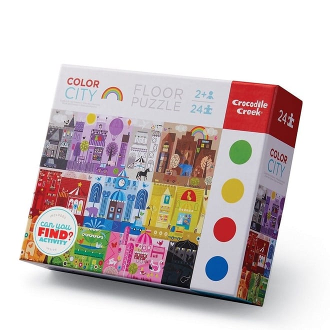Crocodile Creek Puzzle Şehir 24 Parça