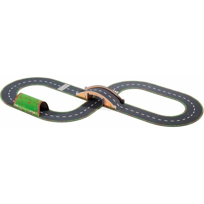 Djeco 3D Karton Yarış Pisti