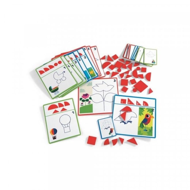 Djeco Beceri Oyunları / Eduludo Shapes