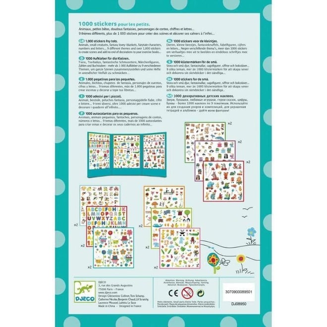 Djeco Çıkartmalar / 1000 Stickers For Little Ones
