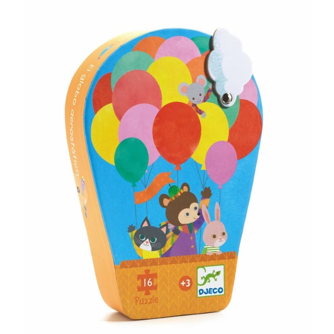Djeco Dekoratif Puzzle 16 Parça -  Balloon