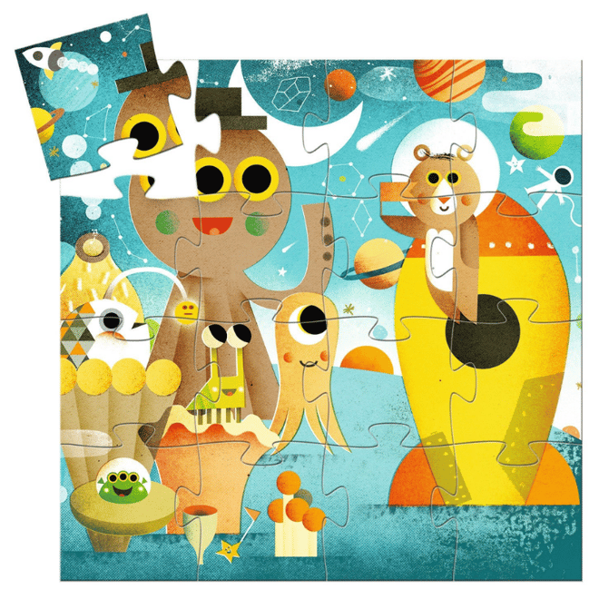 Djeco Dekoratif Puzzle 16 Parça/The Rocket