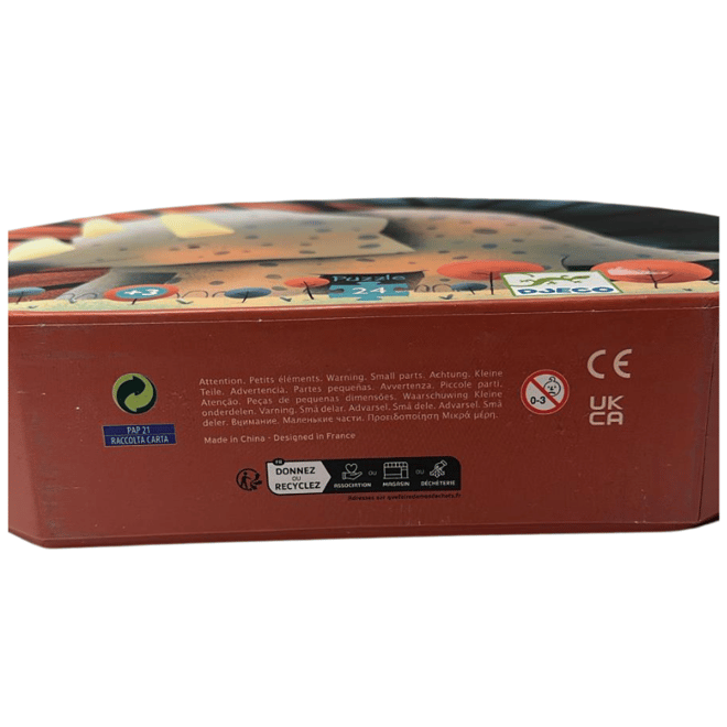 Djeco Dekoratif Puzzle 24 Parça - Teo the Dinosaur