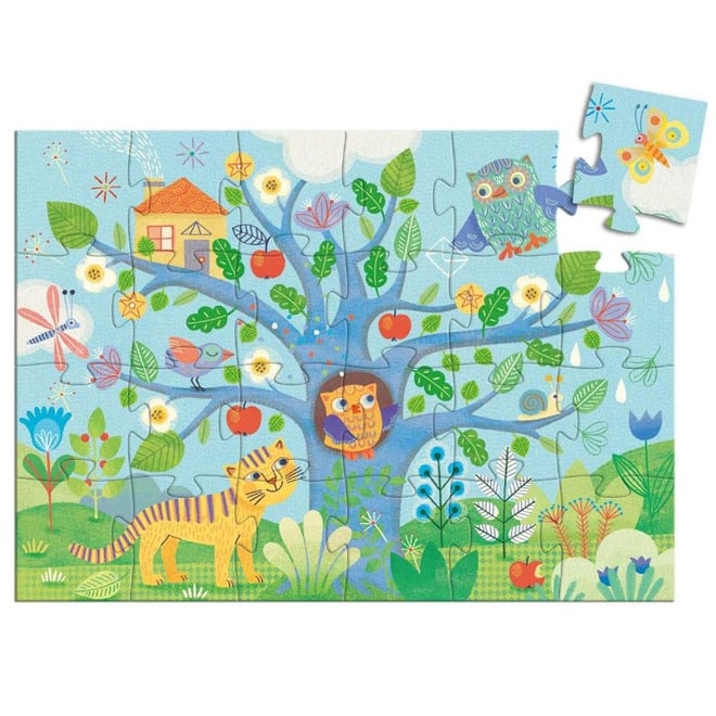 Djeco Dekoratif Puzzle 24 Parça/Hello Owl