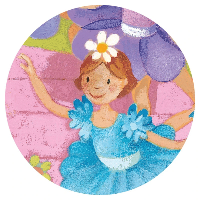 Djeco Dekoratif Puzzle 36 Parça/The Ballerina With The Flower