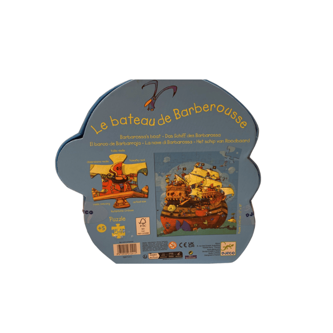 Djeco Dekoratif Puzzle 54 Parça - Barbarossa's Boat