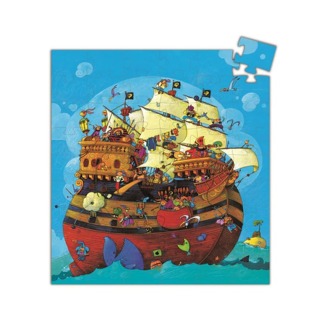 Djeco Dekoratif Puzzle 54 Parça/Barbarossa's Boat