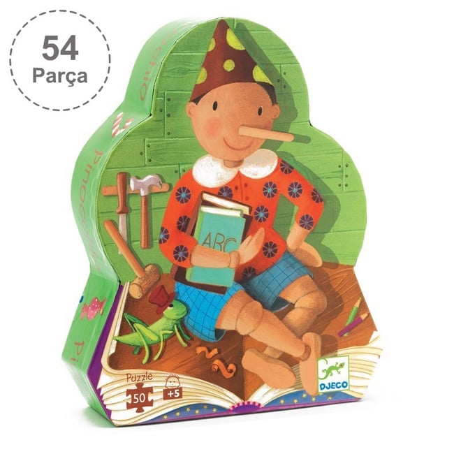 Djeco Dekoratif Puzzle 54 Parça/Pinoccio