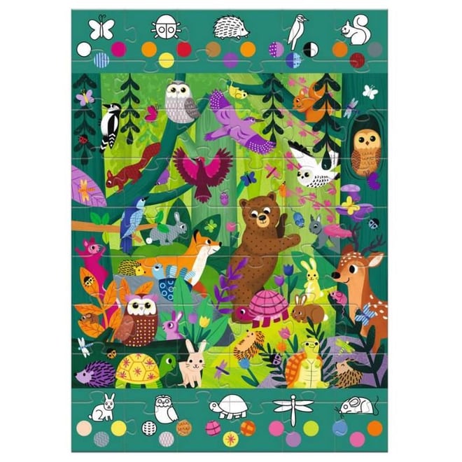 Djeco Dev Puzzle 54 Parça / Observation Forest