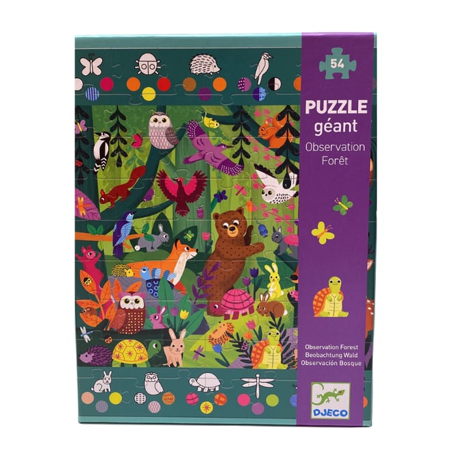 Djeco Dev Puzzle 54 Parça - Observation Forest